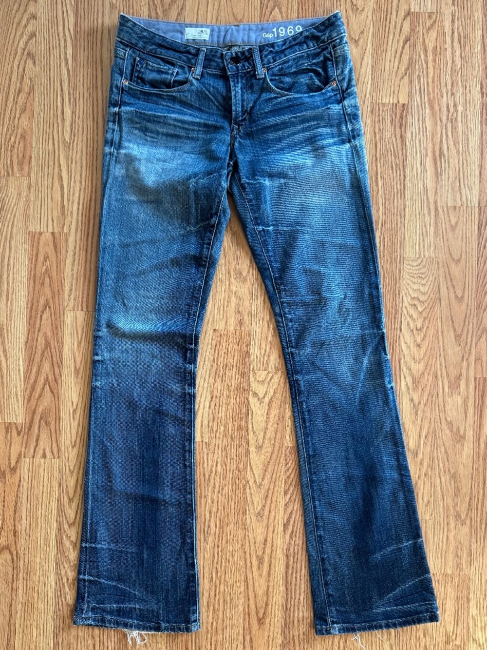 GAP Sexy Boot 1969, Distressed Jeans